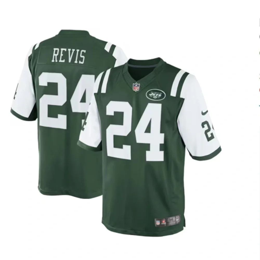 NFL Nike New York JETS Football Jersey RIVIS # 24  Boys 8 Small Size NWOT Sport